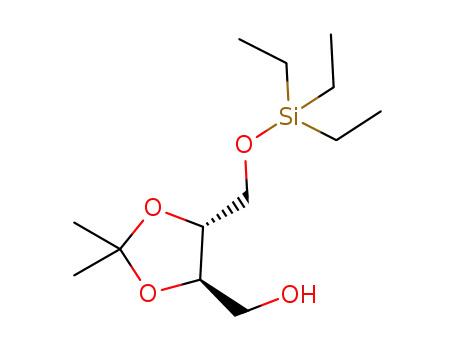 ((4R,5R)-2,2-Dimethyl-5-(triethylsilyloxymethyl)-1,3-dioxolan-4-yl)methanol