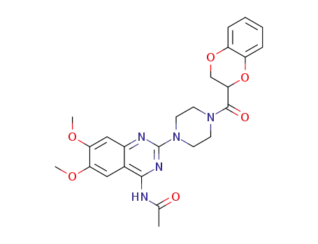N-(2-(4-(2,3-dihydrobenzo[b][1,4]dioxine-2-carbonyl)piperazin-1-yl)-6,7-dimethoxyquinazolin-4-yl)acetamide