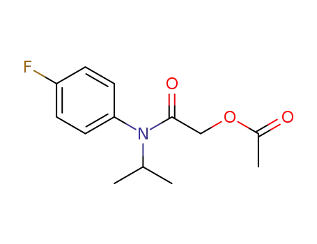 2-acetoxy-N-(4-fluorophenyl)-N-(1-methylethyl)acetamide