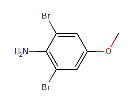 Molecular Structure of 95970-05-1 (2,6-dibromo-4-methoxyaniline)