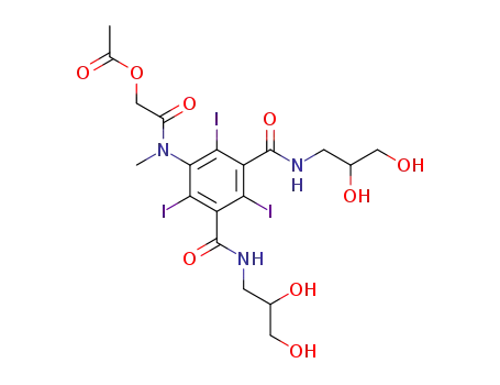 2-((3,5-bis((2,3-dihydroxypropyl)carbamoyl)-2,4,6-triiodophenyl)(methyl)amino)-2-oxoethylacetate