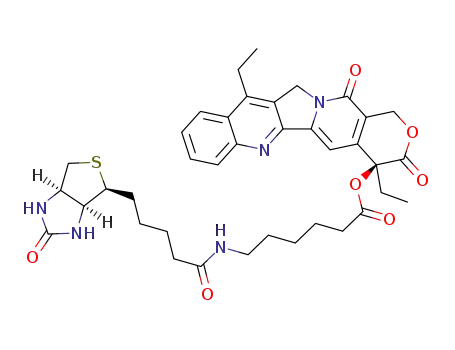 6-biotinylaminocaproic acid-(20s)-7-ethylcamptothecin