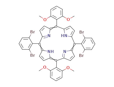 5,15-bis(2,6-dibromophenyl)-10,20-bis(2,6-dimethoxyphenyl)porphyrin