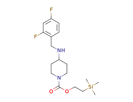 2-(trimethylsilyl)ethyl 4-{[(2,4-difluorophenyl)methyl]amino}piperidine-1-carboxylate