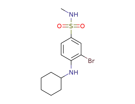 3-bromo-4-(cyclohexylamino)-N-methylbenzenesulfonamide