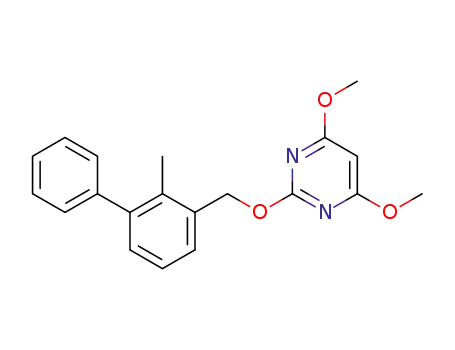 4,6-dimethoxy-2-((2-methyl-[1,1'-biphenyl]-3-yl)methoxy)pyrimidine