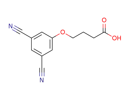 4-(3,5-dicyanophenoxy)butanoic acid