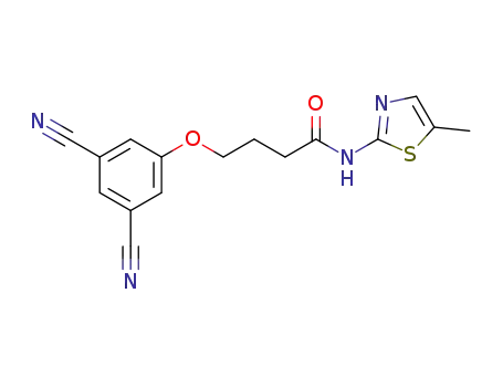 4-(3,5-dicyanophenoxy)-N-(5-methylthiazol-2-yl)butanamide