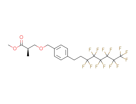 methyl (2R)-3-[4-(3,3,4,4,5,5,6,6,7,7,8,8,8-tridecafluorooctyl)-benzyloxy]-2-methylpropionate
