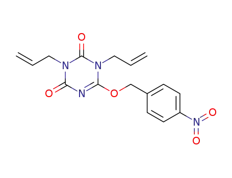 1,3-diallyl-6-(4-nitrobenzyloxy)-1,3,5-triazine-2,4(1H,3H)-dione