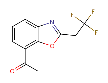 1-(2-(2,2,2-trifluoroethyl)benzoxazol-7-yl)ethanone