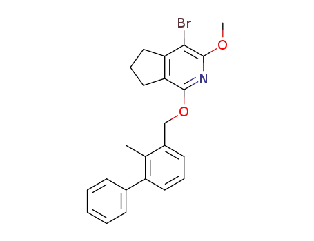 4-bromo-3-methoxy-1-((2-methyl-[1,1‘-biphenyl]-3-yl)methoxy)-6,7-dihydro-5H-cyclopenta[c]pyridine