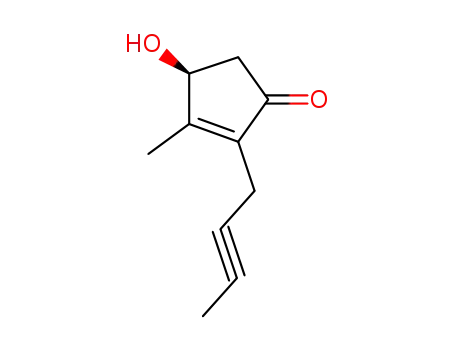 (S)-4-hydroxy-3-methyl-2-(but-2-yn-1-yl)cyclopent-2-en-1-one