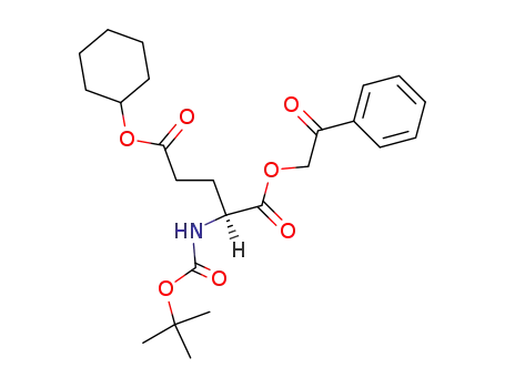 Boc-Glu(OcHex)-OPac