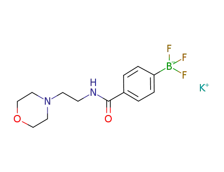 N-(2-morpholinoethyl)-4-(trifluoro-λ4-boraneyl)benzamide potassium salt