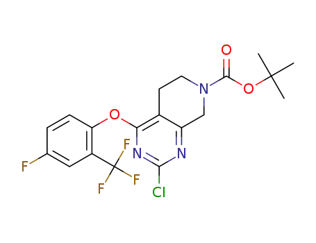 tert-butyl 2-chloro-4-(4-fluoro-2-(trifluoromethyl)phenoxy)-5,8-dihydropyrido[3,4-d]pyrimidine-7(6H)-carboxylate