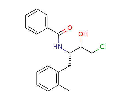 N-((2S)-4-chloro-3-hydroxy-1-(o-tolyl)butan-2-yl)benzamide
