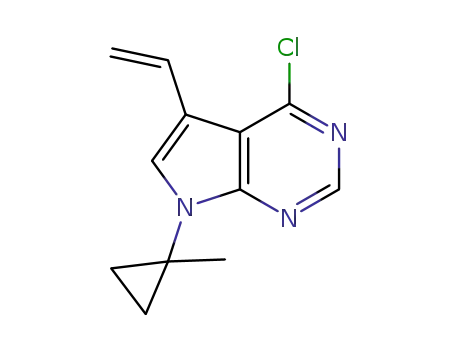4-chloro-7-(1-methylcyclopropyl)-5-vinyl-7H-pyrrolo[2,3-d]pyrimidine