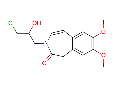 3-(3-Chloro-2-hydroxy-propyl)-7,8-dimethoxy-1,3-dihydro-benzo[d]azepin-2-one