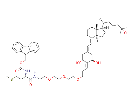 (E)-1α,25-dihydroxy-2-[1′-(9′’H-fluoren-9′’-yl)-5′-[2′’’-(methylthio)ethyl]-3′,6′-dioxo-2′,10′,13′,16′-tetraoxa-4′,7′-diazanonadecan-19′-ylidene]-19-norvitamin D3