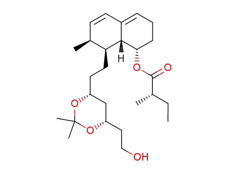 (S)-2-Methyl-butyric acid (1S,7S,8S,8aR)-8-{2-[(4R,6S)-6-(2-hydroxy-ethyl)-2,2-dimethyl-[1,3]dioxan-4-yl]-ethyl}-7-methyl-1,2,3,7,8,8a-hexahydro-naphthalen-1-yl ester