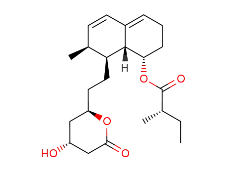 Molecular Structure of 73573-88-3 (Mevastatin)