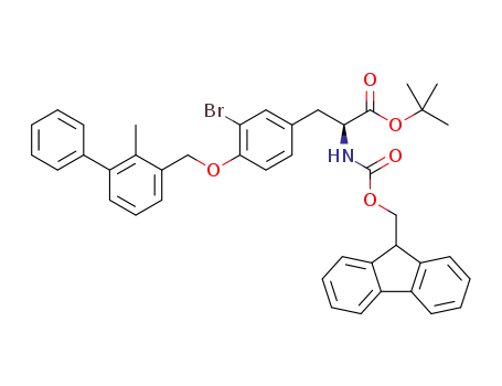 (S)-tert-butyl 2-({[(9H-fluoren-9-yl)methoxy]carbonyl}amino)-3-{3-bromo-4-[(2-methyl-1,1’-biphenyl-3-yl)methoxy]phenyl}propanoate