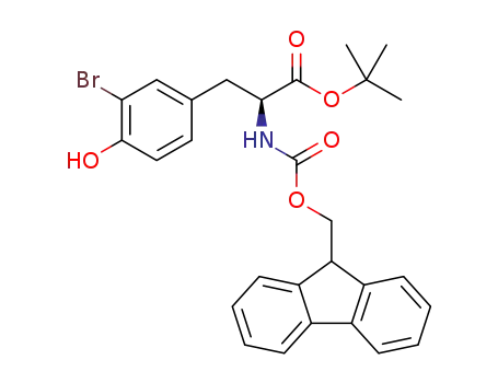 (S)-tert-butyl 2-({[(9H-fluoren-9-yl)methoxy]carbonyl}amino)-3-(3-bromo-4-hydroxyphenyl)propanoate