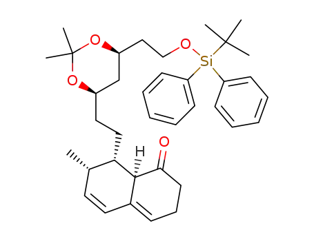 (7S,8S,8aR)-8-(2-{(4R,6S)-6-[2-(tert-Butyl-diphenyl-silanyloxy)-ethyl]-2,2-dimethyl-[1,3]dioxan-4-yl}-ethyl)-7-methyl-3,7,8,8a-tetrahydro-2H-naphthalen-1-one