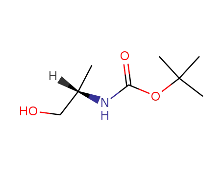 Molecular Structure of 79069-13-9 (N-Boc-L-alaninol)