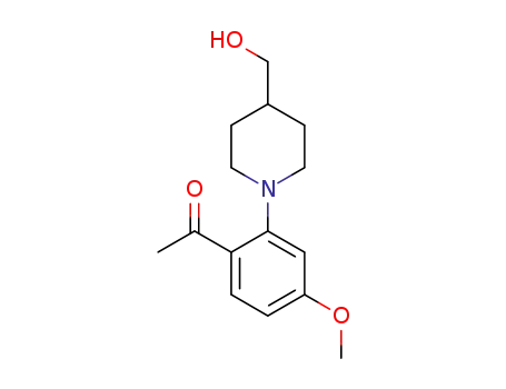 1-(2-(4-(hydroxymethyl)piperidin-1-yl)-4-methoxyphenyl)-ethanone