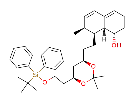 <1S-<1α,7β,8β(4S*,6R*),8aβ>>-8-<2-<6-<2-<<(1,1-Dimethylethyl)diphenylsilyl>oxy>ethyl>-2,2-dimethyl-1,3-dioxan-4-yl>ethyl>-1,2,6,7,8,8a-hexahydro-7-methyl-1-naphthalenol