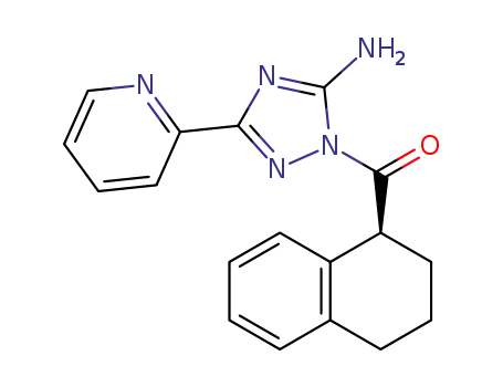 (S)-(5-amino-3-(pyridin-2-yl)-1H-1,2,4-triazol-1-yl)(1,2,3,4-tetrahydronaphthalen-1-yl)methanone