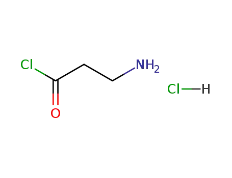 Molecular Structure of 65247-00-9 (Propanoyl chloride, 3-amino-, hydrochloride)