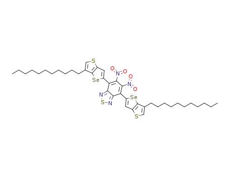 5,6-dinitro-4,7-bis(3-undecylselenopheno[3,2-b]thiophen-5-yl)benzo[c][1,2,5]thiadiazole