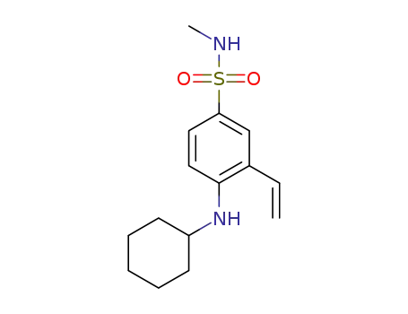 4-(cyclohexylamino)-N-methyl-3-vinylbenzenesulfonamide