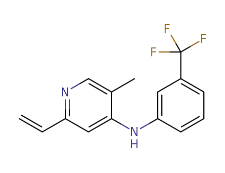 5-methyl-N-[3-(trifluoromethyl)phenyl]-2-vinyl-pyridin-4-amine