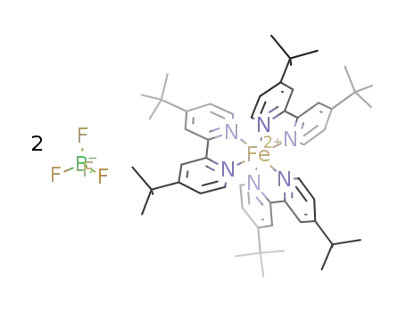 Fe(4,4′-di(tert-butyl)-2,2′-bipyridine)3(BF4)2
