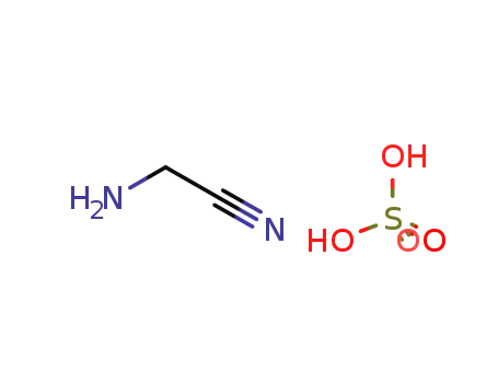 Molecular Structure of 151-63-3 (AMINOACETONITRILE HYDROGEN SULFATE)