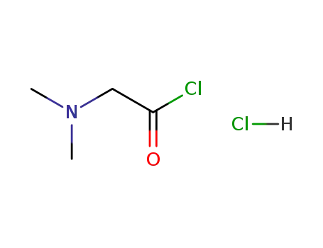 Molecular Structure of 60853-81-8 (DIMETHYLAMINOACETYL CHLORIDE HYDROCHLORIDE)