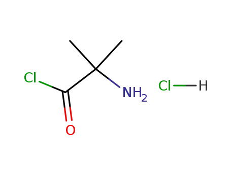 Molecular Structure of 59660-95-6 (2-amino-2-methylpropanoyl chloride hydrochloride)