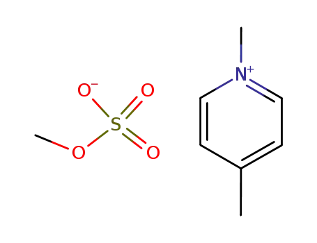 Molecular Structure of 24866-73-7 (Pyridinium, 1,4-dimethyl-, methyl sulfate)