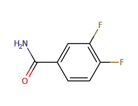 Molecular Structure of 85118-04-3 (3,4-DIFLUOROBENZAMIDE)