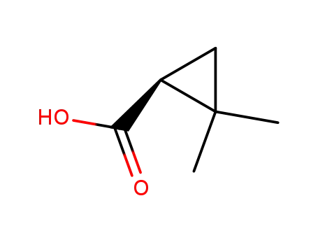 Molecular Structure of 14590-53-5 ((S)-(+)-2,2-DIMETHYLCYCLOPROPANE CARBOXYLIC ACID)