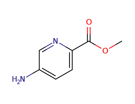 Molecular Structure of 67515-76-8 (2-Pyridinecarboxylicacid,5-amino-,methylester(9CI))