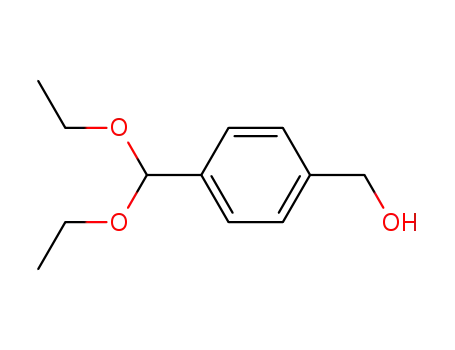 Molecular Structure of 125734-44-3 (4-(Hydroxymethyl)benzaldehyde diethyl acetal)