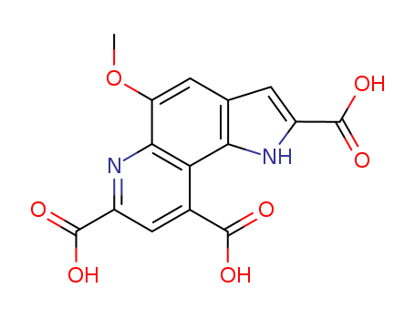 High quality 1H-Pyrrolo[2,3-f]quinoline-2,7,9-tricarboxylic acid, 5-methoxy-
