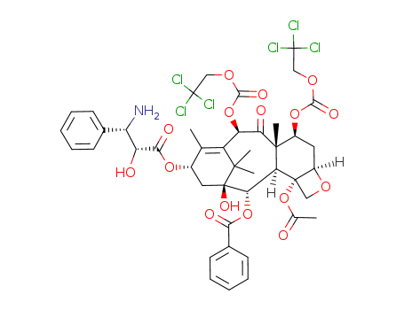 N-DES-T-BOC-10-DEACETYL-7,10-O-BIS{[(2,2,2-TRICHLOROETHYL)OXY]CARBONYL} DOCETAXEL