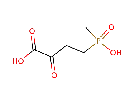 4-(hydroxymethylphosphinyl)-2-oxobutanoic acid