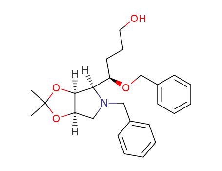 (R)-4-((3aS,4R,6aR)-5-Benzyl-2,2-dimethyl-tetrahydro-[1,3]dioxolo[4,5-c]pyrrol-4-yl)-4-benzyloxy-butan-1-ol